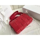 AAA Bottega Veneta Sheepskin Weaving Original Leather 578004 red JH09274xn59