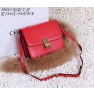 Celine Classic Box Small Flap Bag Calfskin 88007 Red JH06385Sx31