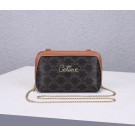 Celine COATED CANVAS CL00382 brown JH05843Yj44