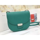 Celine Compact Trotteur Cattle leather Shoulder Bag 1269 green JH06146HM85