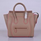 Celine Luggage Tote Bag Original Leather 8802-2 Light Pink JH06328iR14