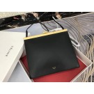 CELINE MINI CLASP BAG IN SMOOTH CALFSKIN 181053 BLACK JH06066Js15