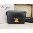 Celine MINI FOLCO BAG CANVAS CL01503 black JH05846uZ84