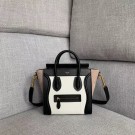 CELINE NANO LUGGAGE BAG IN LAMINATED LAMBSKIN 189243-6 JH05937fk36