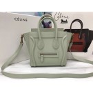 Celine NANO MINI Tote Bag Original Leather A3560 Light gray JH06233tQ92