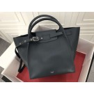 Celine the big bag calf leather Tote Bag 183313 Dark grey JH06173vb27