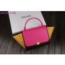 Celine Trapeze Bag Original Leather 3342-2 rose&purplish red&apricot JH06512NR41