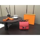 Cheap Hermes Constance Original Leatehr mini Shoulder Bag 8006 red JH01623sS51