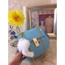 Chloe Drew Shoulder Bags Calfskin Leather 3369 SkyBlue JH08929gR91