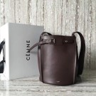 Copy CELINE BIG BAG BUCKET IN SUPPLE GRAINED CALFSKIN 55428 Wine JH06030nS53