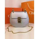 Copy Chloe Drew Shoulder Bags Calfskin Leather 2709 Silver JH08940wz58