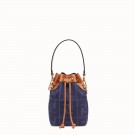Copy FENDI MON TRESOR Mini bag in blue canvas 8BS010 JH08536NX87