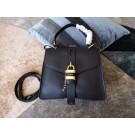 Designer Chloe Original Buckskin Leather Lock Bag 3S088 Black JH08854Iz48