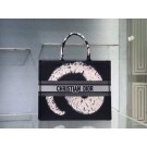 DIOR BOOK TOTE EMBROIDERED CANVAS BAG C1286-15 JH06942pT90