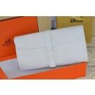 Fake 2015 hermes epsom leather jige elan long clutch bag white 509058 JH01889jp38