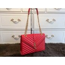 Fake 2015 Yves Saint Laurent new model fashion shoulder bags caviar 311224 red JH08423gE29
