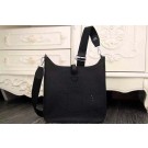 Fake Best Hermes evelyne hot style original leather H1188 black JH01745vH80