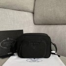 Fake Cheap Prada Nylon Shoulder Bag 81199 black JH05145Wq19