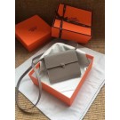 Fake Hermes Clutch Epsom calfskin H0589 grey JH01457TR19