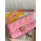 FENDI BAGUETTE Shoulder Bag 8BR771A pink JH08559ty35