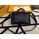 Fendi BY THE WAY Bag Ferrari Leather 55207 Black JH08763Th34