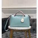 FENDI BY THE WAY REGULAR Small multicoloured leather Boston bag 8BL1245 green&pink JH08633Lg61