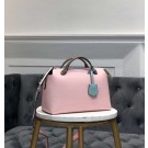 FENDI BY THE WAY REGULAR Small multicoloured leather Boston bag 8BL1245 pink&brown JH08639EW49