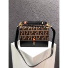 FENDI Kan I Leather Shoulder Bag 13137 JH08724Hc46