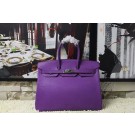 Hermes Birkin H35 new model lizards purple gold(silver) JH01773ix60