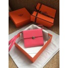 Hermes Clutch Epsom calfskin H0589 rose JH01454Ac56