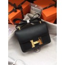 Hermes Constance Bag Epsom calfskin H0713 black JH01508MB38