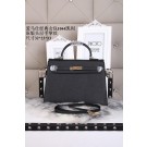 Hermes epsom leather kelly Tote Bag 1044 black JH01869fY84