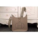Hermes evelyne hot style original leather H1188 light gray JH01741Nk59