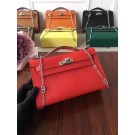 Hermes Mini Kelly Tote Bag Epsom Leather 1707 red JH01544Pu45