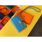 Hermes Original kelly espom leather to go woc Bag H4087 blue JH01218vV16