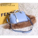 High Quality Fendi tote bags calfskin leather 2350 sky blue JH08773Ao69