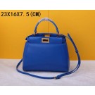 Imitation 1:1 2015 Fendi new model original sheepskin 520885 blue JH08795LT32