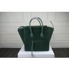Imitation AAA 2015 Celine collection nubuck 3341-1 dark green JH06587Qz50