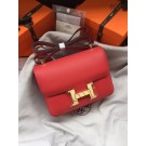 Imitation AAA Hermes Constance Bag Epsom calfskin H0713 red JH01507Qz50