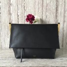 Imitation Best Celine calf leather Shoulder Bag 90054 black JH06045gt75