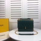 Imitation Cheap Fendi KAN I F leather bag 8BF053 green JH08676wG78