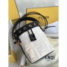 Imitation FENDI MON TRESOR Mini bag in beige canvas 8BS010 JH08538HE81