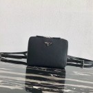 Knockoff AAA Prada Saffiano leather backpack 2VZ038 black JH05092nQ90