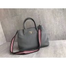 Knockoff Top Prada Calf leather bag BN1579 grey JH05365ZM75