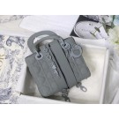 LADY DIOR MY ABCDIOR BAG Gray Ultramatte Cannage Calfskin M0538SLOI JH06892jW13