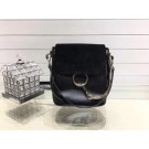 Luxury Chloe Faye original suede leather Backpack C4756 black JH08909ze26