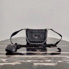 Prada Gaufre nappa leather shoulder bag 1BD289 black JH04893GR32