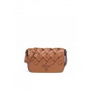 Prada Leather Prada Tress Shoulder Bag 1BD246 brown JH04924ym68