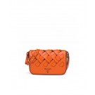 Prada Leather Prada Tress Shoulder Bag 1BD246 orange JH04927qL41