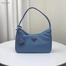 Prada Nylon tote bag 1NE515 light blue JH05173sj48